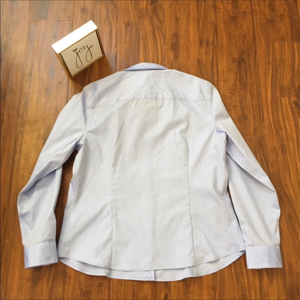 Ellen Tracy Button Down Blouse Size Large - image 5